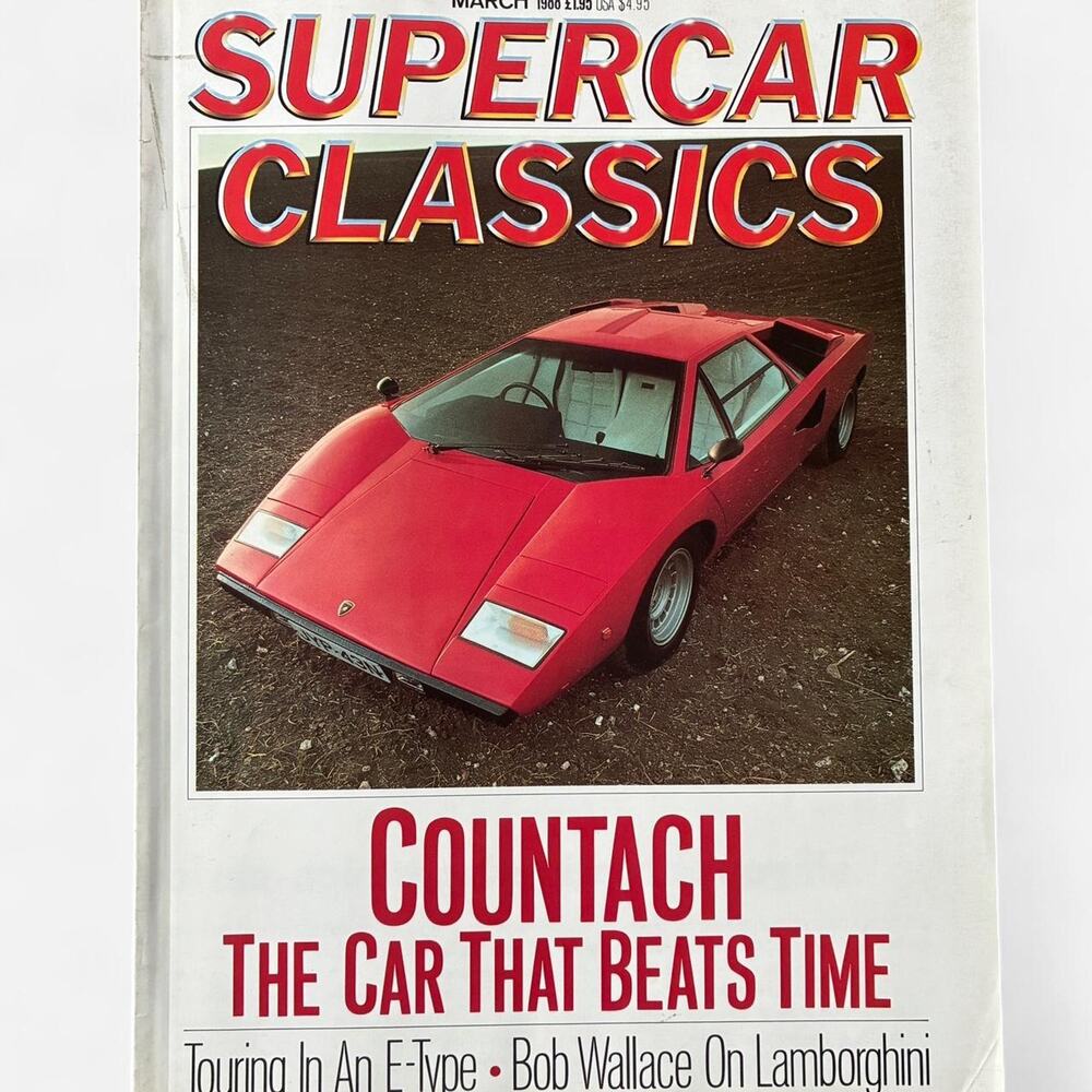 Supercar classics magazine Bob Wallace On Lamborghini